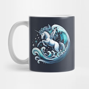 Surfing Unicorn Mug